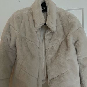 Zara winter fur coat